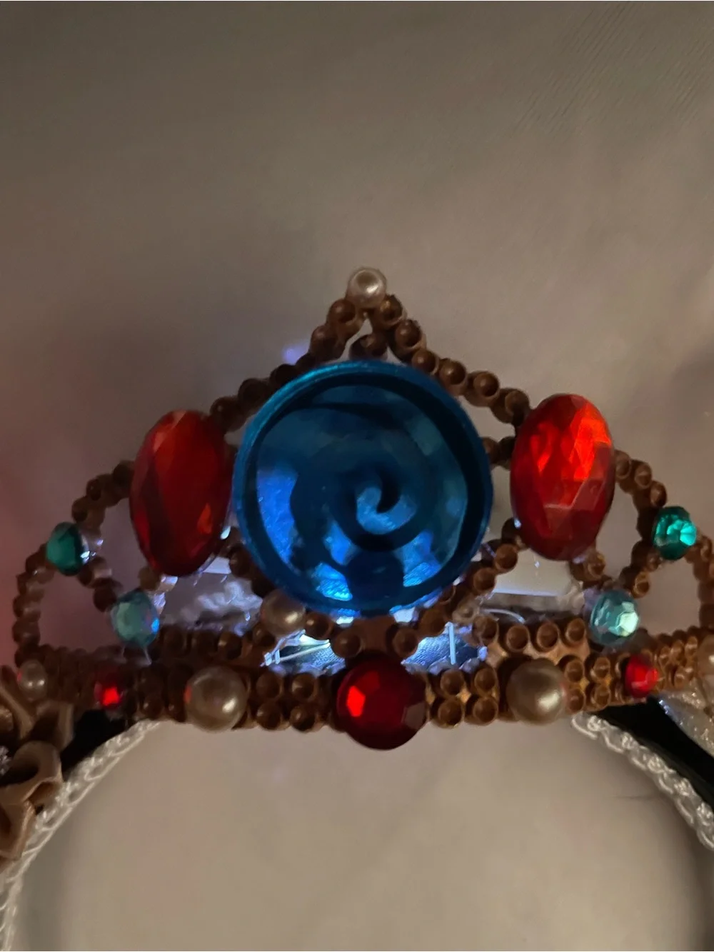Light Up Disney Moana Minnie Mouse Ears Headband And Free Gift New (Other)